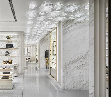 versace ceiling design|versace store interior design.